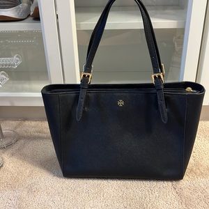Tory Burch - navy blue tote - lightly used